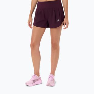 Női futónadrág Asics Road 3.5In Short Dark Aubergine