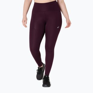 Női futóleggingsek ASICS Road High Waist Tight dark aubergine