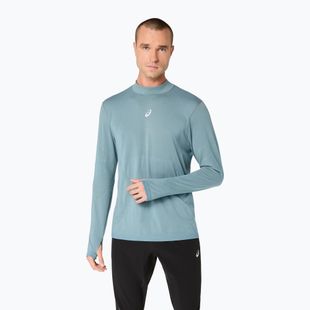 Férfi Termoaktiv pulóver ASICS Road Winter Seamless Top foggy teal