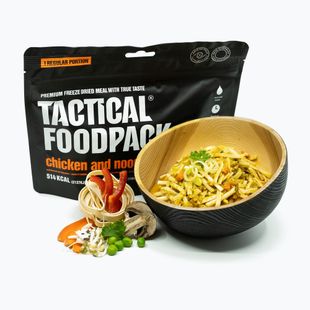 Fagyasztva szárított élelmiszer Tactical Foodpack csirke és tészta 110 g
