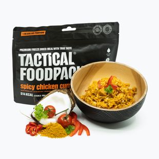 Fagyasztva szárított élelmiszer Tactical Foodpack fűszeres csirke curry 120 g