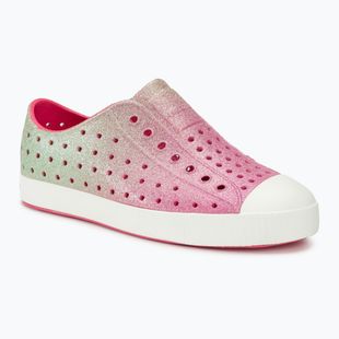 Gyerekcipő Native NA-12100112 Jefferson Bling celery dazzle bling/ shell white