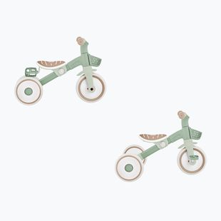 Háromkerekű futóbicikli Globber Learning Trike 2w1 Plus Ecologic pistachio