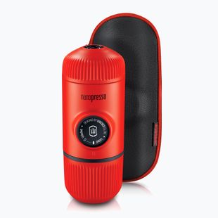Wacaco Nanopresso hordozható kávéfőző 80 ml + tok láva piros