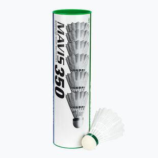 Tollaslabda YONEX Mavis 350 W 6 pack white
