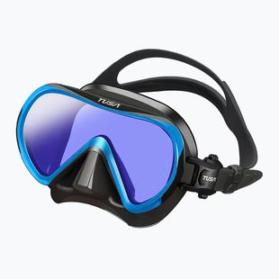 TUSA Ino Pro snorkel maszk halszálkás kék