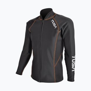 Férfi úszó hosszú ujjú felső TUSA Rashguard Thermal black