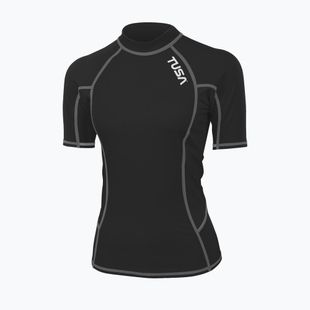 Női úszó póló TUSA Black rashguard