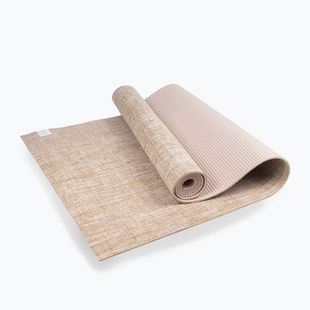 Jógaszőnyeg Myga Jute 5 mm beige