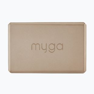 Jógatégla Myga Foam Block 2 pcs. brown