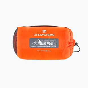 Lifesystems Ultralight Survival Shelter 2 kétszemélyes vészhelyzeti sátor narancssárga LM42330