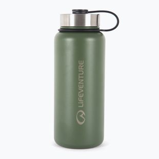 Lifeventure rozsdamentes acél flakon 1000 ml khaki színű termikus palack