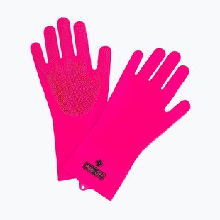 Muc-Off Deep Scrubber Gloves pink kerékpár tisztítókesztyű