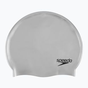 Speedo Plain Flat szilikon sapka szürke 8-7099