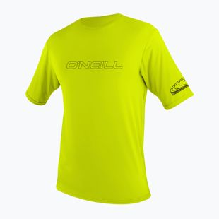Férfi úszópóló O'Neill Basic Skins Sun Shirt lime