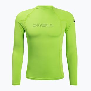 O'Neill Basic Skins LS Rash Guard szörfös póló lime 3342
