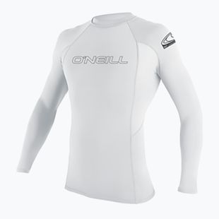 Gyermek úszás hosszú ujjú O'Neill Youth Basic Skins Rash Guard fehér