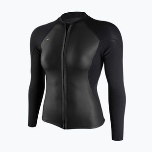 Női úszóhab O'Neill Bahia 1/0.5mm Full-Zip Jacket glide black/black/black