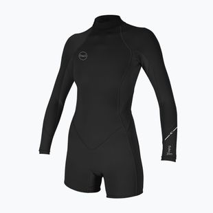 Női neoprén ruha úszáshoz O'Neill Bahia 2/1 mm Back Zip Spring black/black/black