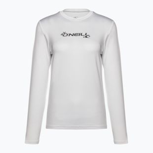 Női úszópóló O'Neill Basic Skins Sun Shirt fehér 4340