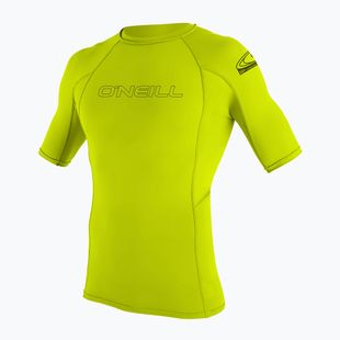 Gyermek úszó póló O'Neill Youth Basic Skins Rash Guard lime