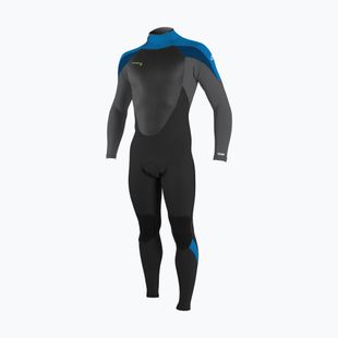 O'Neill Epic 3/2 Back Zip Full fekete/grafit/bali kék/mélytengeri gyermek úszószivacs