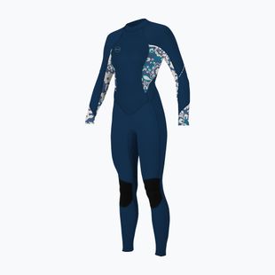 Női neoprén ruha O'Neill Bahia 3/2 Back Zip Full frnavy/crisflor/crisflor