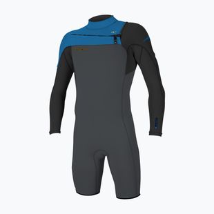 Férfi úszóhab O'Neill Hammer 2mm Chest Zip LS Spring graphite/black/ocean