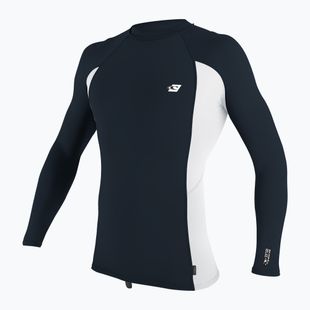 Férfi O'Neill Premium Skins Rash Guard pala/fehér/alacsony színű úszó hosszú ujjú ruha