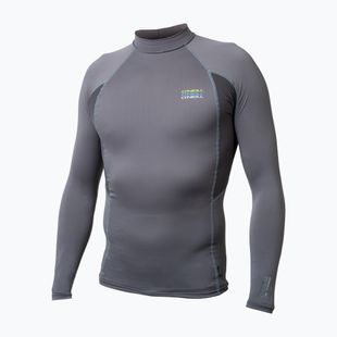 Férfi úszó hosszú ujjú felső O'Neill Trvlr Graphic Skins Rash Guard smoke/graphite/smoke:multi(tri-glo)