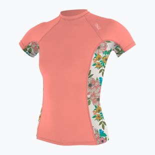 Női úszópóló O'Neill Side Print Rash Guard desert flower/cara florál