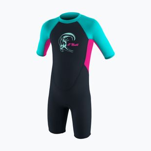 O'Neill Toddler Reactor-2 2 mm Back Zip cipzár pala/berry/lightta aqua gyermek úszószivacs