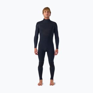 Férfi úszóruha O'Neill Hyperfreak Fire 4/3+ mm Back Zip Full black/black