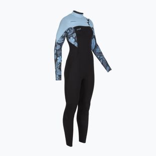 Női úszóruha O'Neill Epic 5/4 mm Chest Zip Full black/stormy palm/faded denim