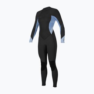 Női úszóruha O'Neill Bahia 3/2 Back Zip Full IQ5 black/surf abstract/chambray blue