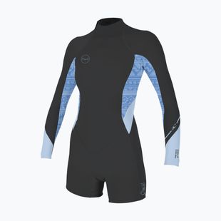 Női neoprén ruha úszáshoz O'Neill Bahia 2/1 mm Back Zip Spring tempered steel/surf abstract