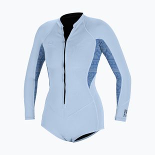 Női neoprén ruha úszáshoz O'Neill Bahia 2/1 mm Front Zip Short Spring chambray blue/surf abstract