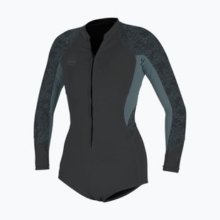 Női neoprén ruha úszáshoz O'Neill Bahia 2/1 mm Front Zip Short Spring tempered steel/shade