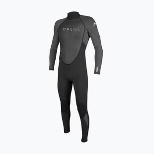 Férfi úszóruha O'Neill Reactor-2 3/2 mm Back Zip Full black/graphite