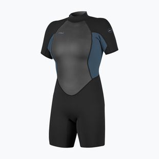 Női úszóruha O'Neill Reactor-2 2mm Back Zip SS Spring IS7 black/copen blue