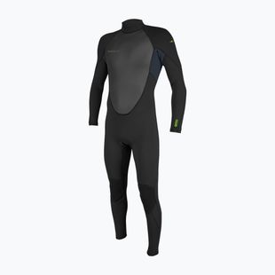 Gyerek úszóruha O'Neill Youth Reactor-2 3/2 Back Zip Full black/slate