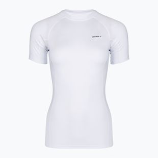 Női úszó póló O'Neill Basic Skins Rash Guard SS white