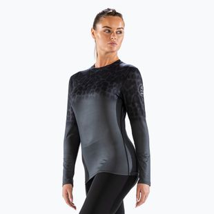 Női termoaktív pulóver Surfanic Cozy CarbonDri Limited Edition Crew Neck jet black
