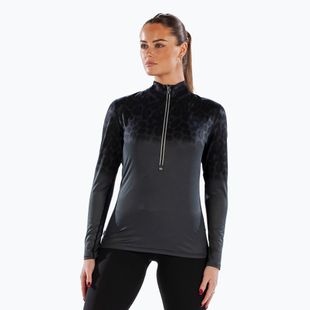 Női termoaktív pulóver Surfanic Cozy CarbonDri Limited Edition Zip Neck fekete