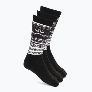 Sí zokni Surfanic Pro Tech 3 pár Fairisle black