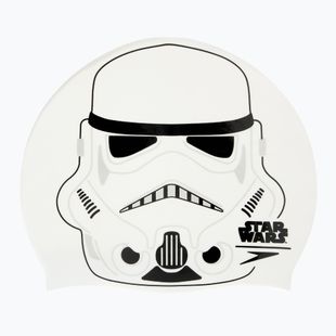 Speedo Slogan Print fehér/szürke gyermek úszósapka