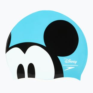 Speedo Slogan Print kék/fekete gyermek úszósapka