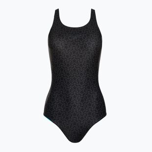 Speedo Boomstar Allover Muscleback női egyrészes fürdőruha fekete-szürke 68-122999023