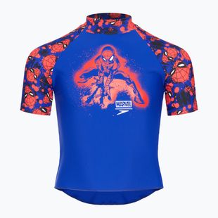 Speedo gyermek úszópóló Spider-Man Sun Top kék/piros