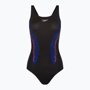 Speedo Placement Recordbreaker női egyrészes fürdőruha fekete 68-09015G634